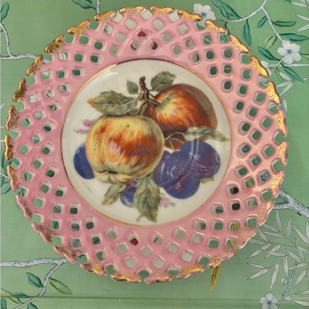 Vintage Royal Halsey Very Fine China Pink Saucer Place